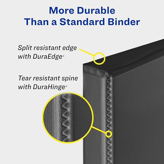 Avery Heavy-Duty View 3 Ring Binder, Perfect Trading Card Binder - Image 4