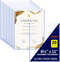 8.5x11 Heavy Duty Document Toploader Sleeves by Unknown