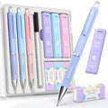 Four Candies Cute Pastel Mechanical Pencil Set, 3 Pack | 360 Lead Refills by FourCandies