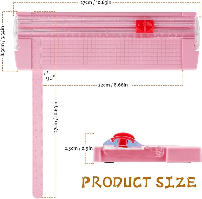 Mini Paper Cutter, Straight Small Paper Trimmer - Image 2