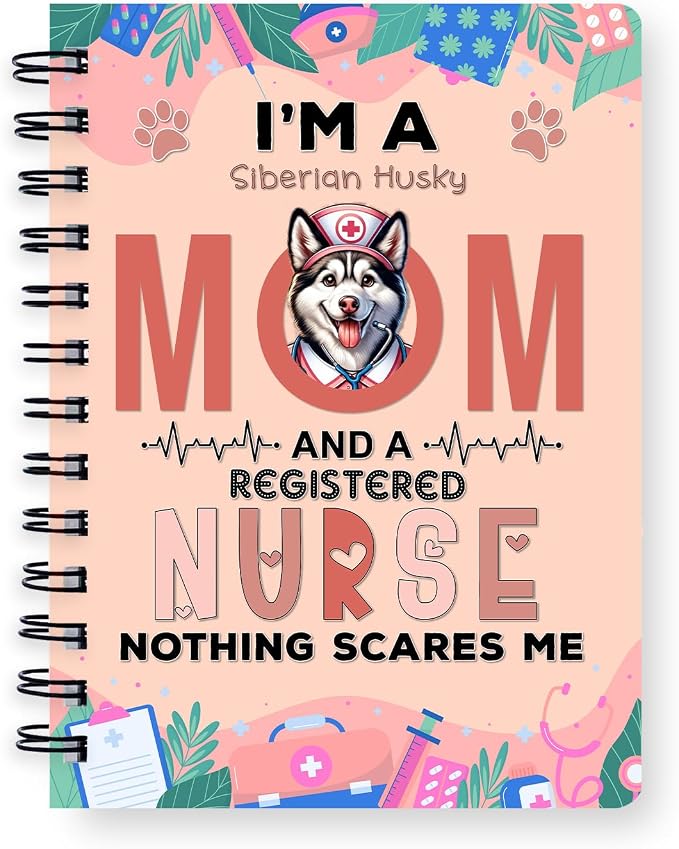 Ninety3POD I'm a Siberian Husky Mom and a Registered Nurse Nothing Scares Me by Ninety3POD