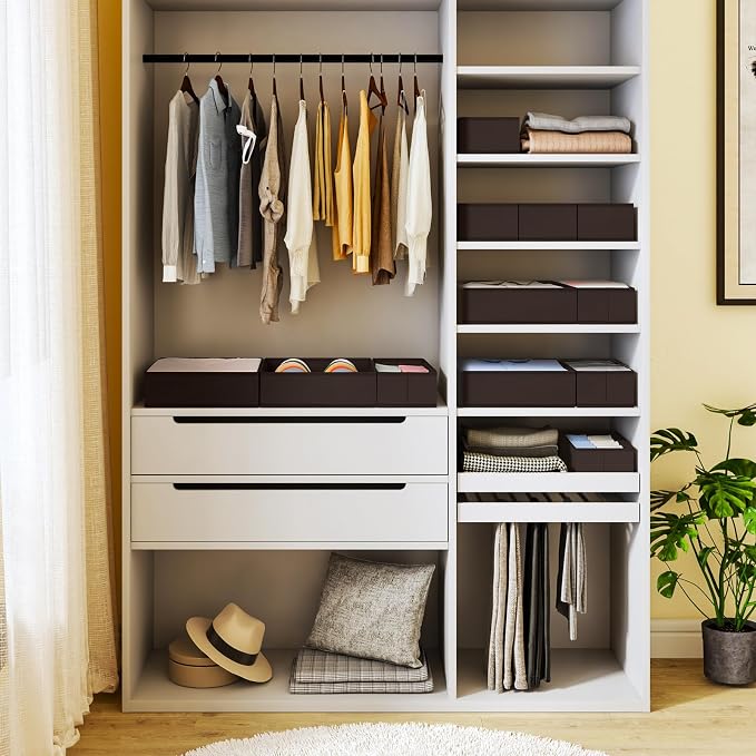 DIMJ Drawer Organizer Clothes, 12 Pack Underwear Organizer, Foldable Closet - Image 5