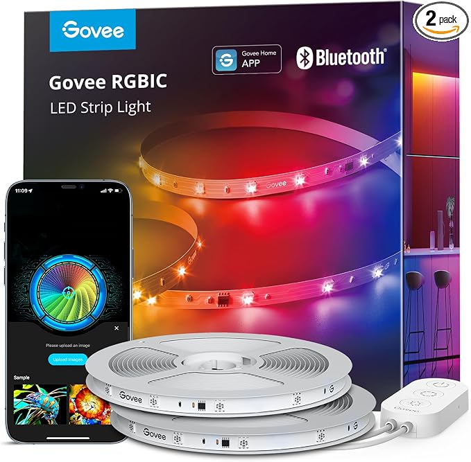 Govee 100ft RGBIC LED Strip Lights, Smart LED Lights by Unknown