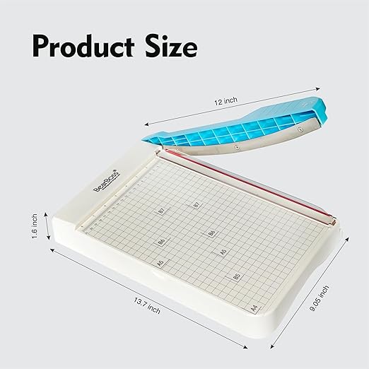 12 inch Paper Cutter, Guillotine Paper Cutter Heavy Duty, - Image 5