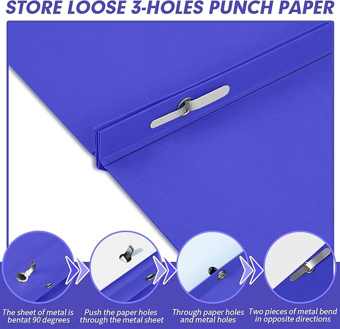 Two Pocket Folders, RAZCC 100 Pack Two Pocket - Image 5