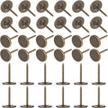 HINZIC 100pcs Flat Head Thumb Tacks, Heavy Duty Metal Push Pins Thumb Tacks by HINZIC