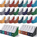 Colarr 24 Pcs Cardboard Magazine Holders 12 Colors Magazine Storage Box by Colarr