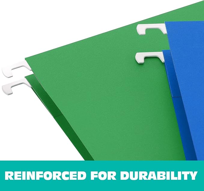 HERKKA Hanging File Folders, 30 Pack Letter Size Reinforced Hanging Folders - Image 4