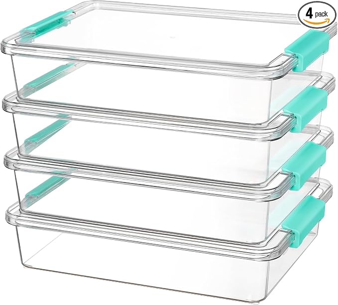 Vtopmart 6 Qt Plastic Storage Bins by Vtopmart