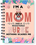 Ninety3POD I'm a Boxer Mom and a Registered Nurse Nothing Scares Me Spiral by Ninety3POD