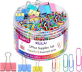 350PCS Binder Clips, Paper Clips, Large Binder Clips Assorted Sizes Set by XILILAI