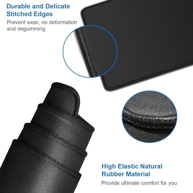 Large Extended Long Mousepad, 47.2x23.6 inch Large Gaming Non-Slip Mouse pad - Image 5