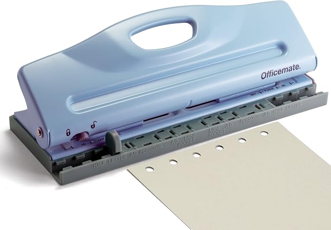 Officemate Adjustable 6-Hole Punch by Officemate
