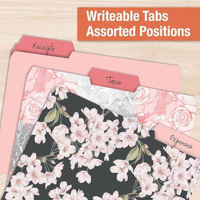 Current Charcoal & Coral File Folders Value Pack - Image 4