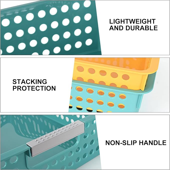 4 Pieces Turn in Trays for Classroom, Paper Organizer Baskets for Office and - Image 6