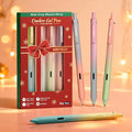WRITECH Fine Point Gel Pens: 0.5mm 4ct Retractable Click Pen Black Ink Gradient by WRITECH