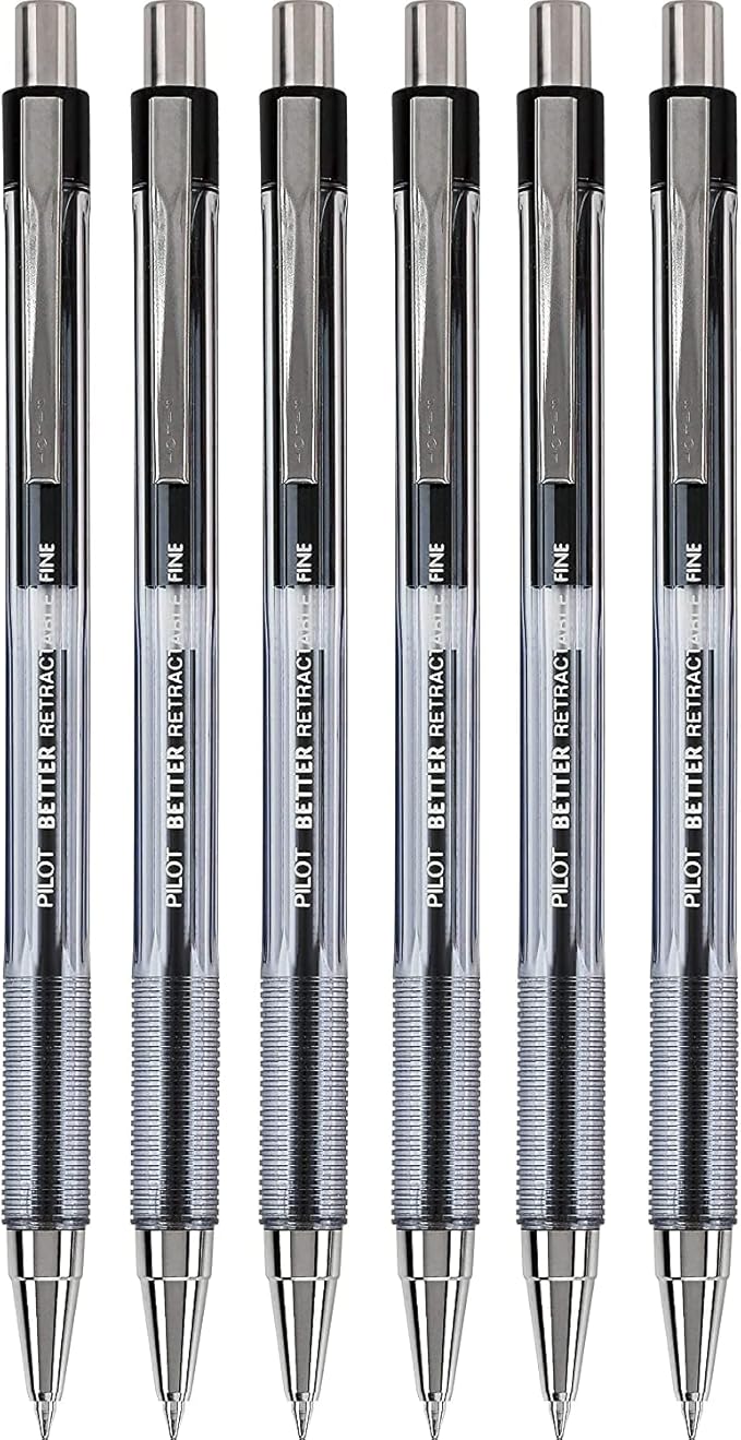 PILOT The Better Ball Point Pen Refillable & Retractable Ballpoint Pens by PilotCorporationofAmerica