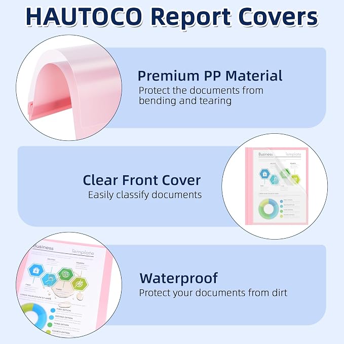 HAUTOCO 30 Pack Report Covers - Image 5