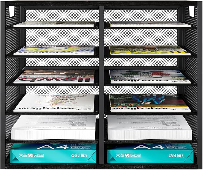 PAG Mass Mail Holder, Adjustable Countertop Literature Organizer, Student - Image 2
