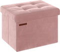 SONGMICS Storage Ottoman, Foldable Small Ottoman Foot Rest, 12.2 x 16.1 Inches by Unknown