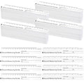 100 Pcs Wound Ruler 6 Inch Wound Measuring Tape Paper Guide Ruler Double Sided by Janlaugh