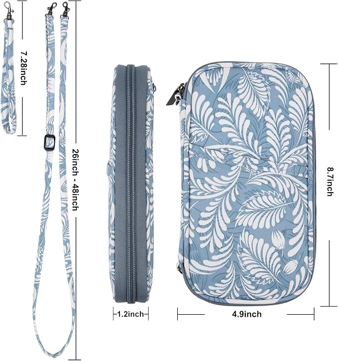 RFID Passport Wallet with Vaccine Card Slot, Family Travel Passport Holder - Image 2