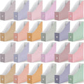 Colarr 24 Pcs Cardboard Magazine Holders 12 Colors Magazine Storage Box by Colarr