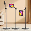 DIMONCOAT [Height-Adjustable & 360° Rotation Tablet Floor Stand Stable Base | by DIMONCOAT
