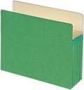 Smead File Pocket, Straight-Cut Tab, 5-1/4" Expansion, Letter Size, 10 per Box by SMEAD