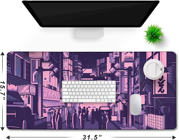 Large Mouse Pad, Office Desk Pad Gaming, Durable Waterproof Non-Slip Base Long - Image 6