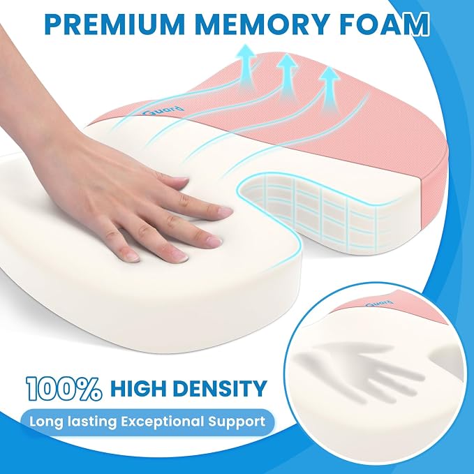 TushGuard Seat Cushion, Office Chair Cushions, Car Seat Cushion, Non-Slip - Image 3