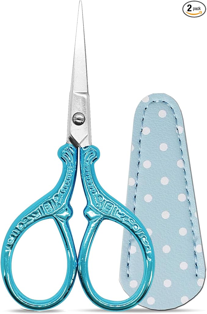 Embroidery Scissors 3.6Inch Crafting Scissors by Hisuper