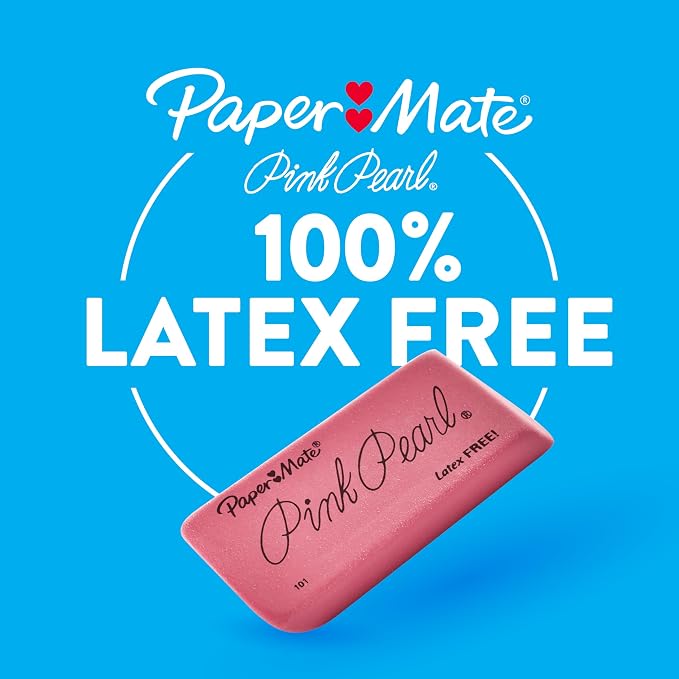 Paper Mate Pink Pearl Erasers - Image 2