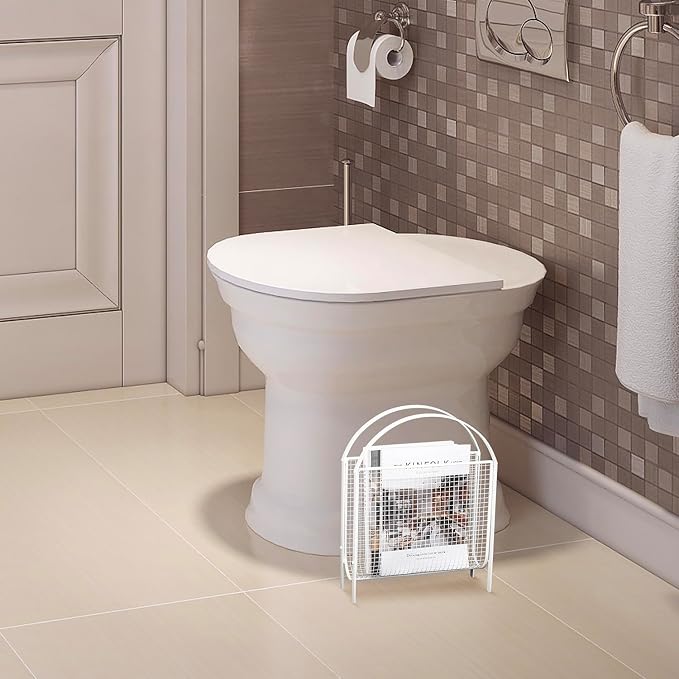 MyGift Magazine Rack, Floor Freestanding Magazine Holder - Image 4