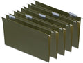 Staples Reinforced Hanging File Folders, Legal Size, Standard Green, Durable by Staples