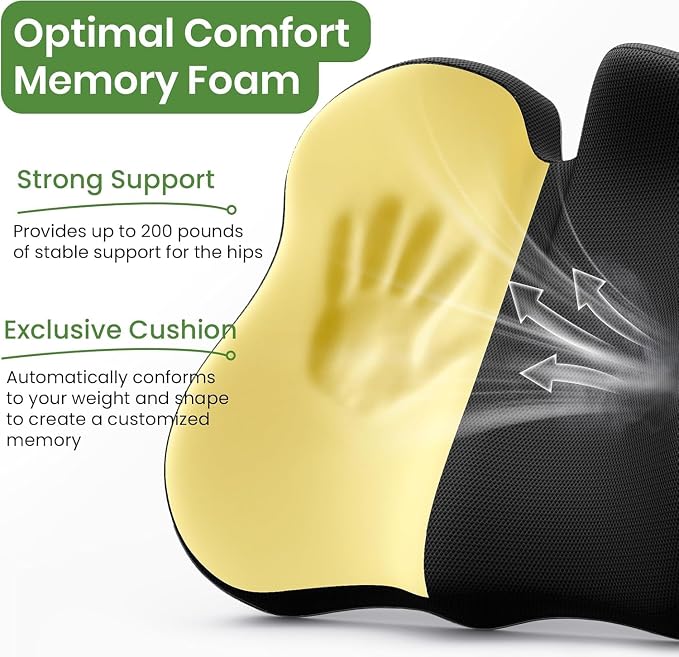 A-Pce Seat Cushion-Large Memory Foam Cushion - Image 3