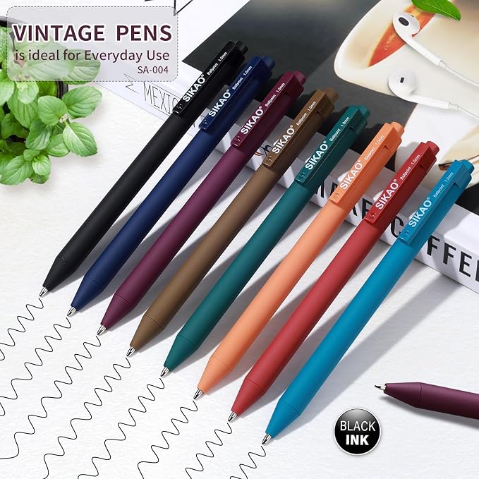 Pens Bulk, 60 Pack Retractable Ballpoint Pens Black Ink | 1.0mm Smooth Writing - Image 2