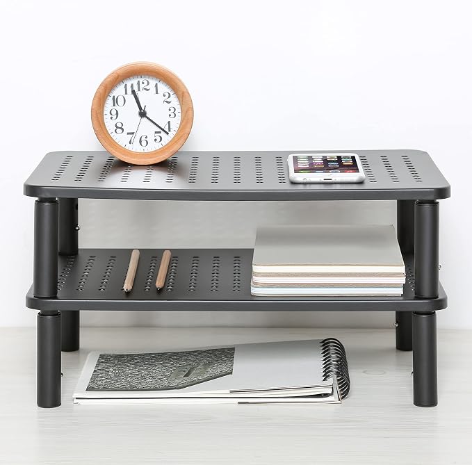 LOTEYIKE Monitor Riser Desktop Stand, Flat Screen TV Monitor Stand Riser - Image 6