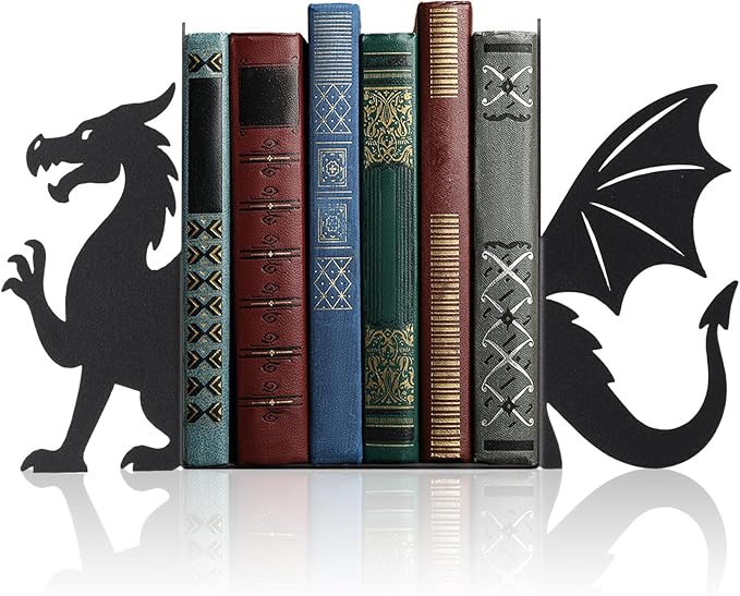 Geelin Dragon Metal Bookends Set of 2 Styles Fantasy Book Ends by Geelin