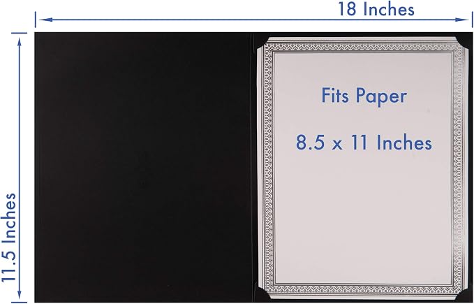 Certificate Holders, Certificate Folders, 9 x 11.5 Inches - Image 4