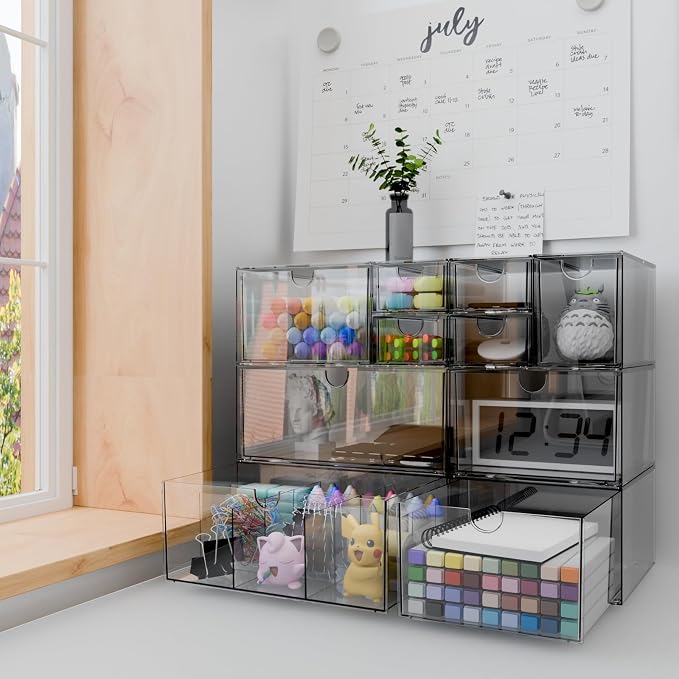 Desk Organizer Set, DIY Craft & Vertical Space Saving, Stationery, Jewelry - Image 2
