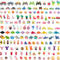 156pcs 3D Cute Kids Erasers, Random Desktop Pet Toys Gifts, Classroom Rewards by CLOCKKING