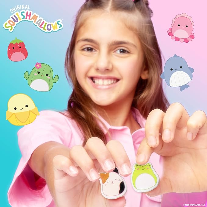 Original Squishmallows Mini Eraser Set, 25 Small Squishmallows Erasers - Image 2
