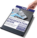 Aegero Presentation Binder 30-Pocket, Displays 60 Pages, 8.5x11 Presentation by Unknown