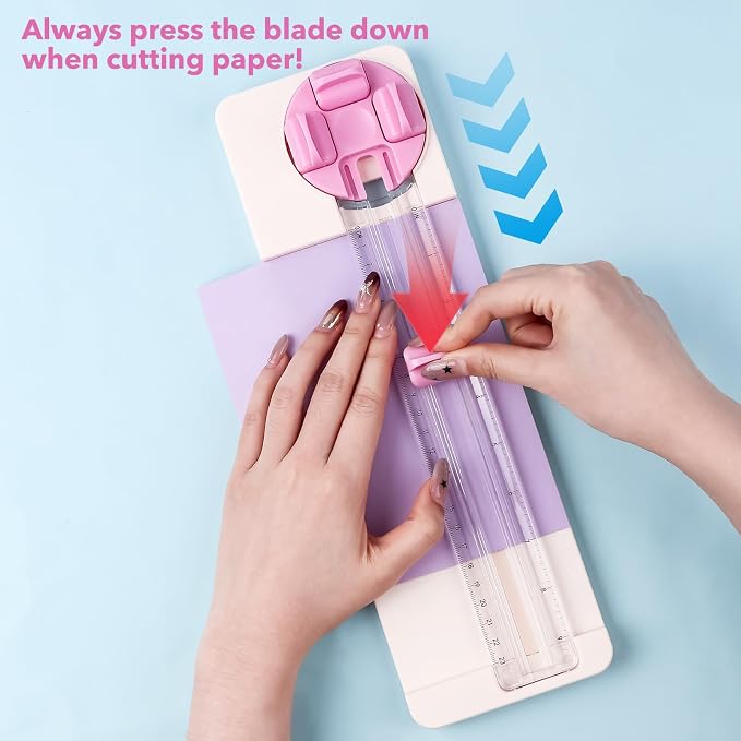 4-in-1 Paper Trimmer, 4Style Multi-Function Scrapbooking Tool - Image 6