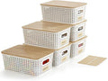 Bagnizer Small Plastic Storage Bins by Bagnizer