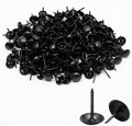 Bivethoi 220 Pcs Black Upholstery Tacks, 1/3 Inch Metal Round Head Thumb Tacks by Bivethoi