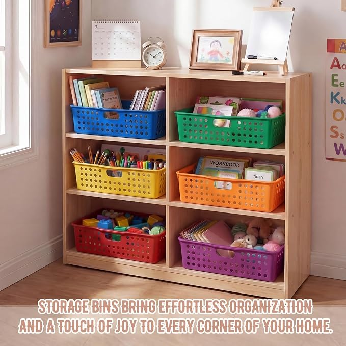 Geetery 6 Pack Classroom Storage Baskets - Image 4