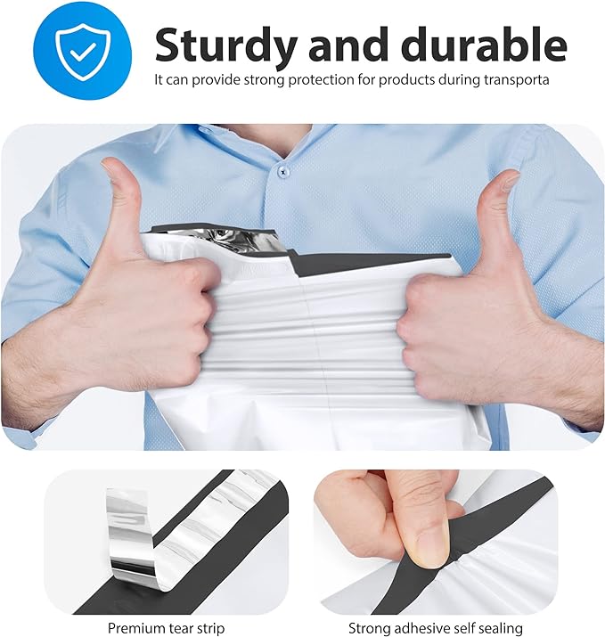 Fuxury Poly Mailers 10x13 Inch 1000Pcs, Bulk Shipping Bags - Image 5
