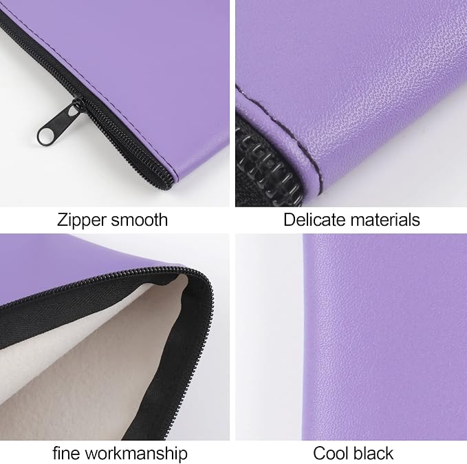 2 Pieces Money Bags with Zipper, 11x6.1 inch Money Pouch, Bank Bag, Cash Bag - Image 4